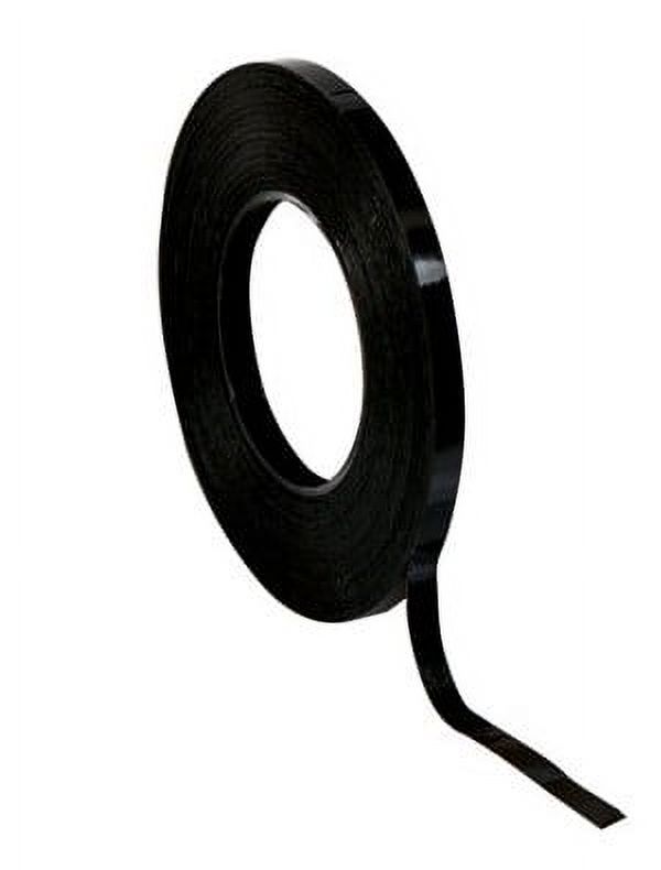 Chartpak Graphic Chart Tape, 1/4 x 324 Roll, Matte, Black, 3 Rolls (BG2501M)