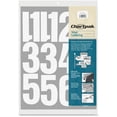thumbnail image 1 of Chartpak Permanent Adhesive Vinyl Numbers - 23 x Numbers Shape - Self-adhesive - Helvetica Style - Easy to Use - 4" Height - White - Vinyl - 1 / Pack | Bundle of 10 Packs, 1 of 1