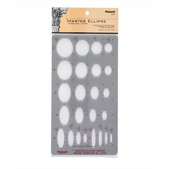 Chartpak Pickett Template - 1270i Master Ellipse Maker