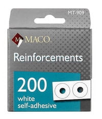 Pack Of 500 Self-Adhesive Hole Reinforcement Rings, 2 Boxes 15