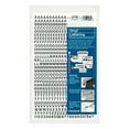 thumbnail image 1 of Chartpak Self-Adhesive Vinyl Capital Letters and Numbers, 1/4 Inches High, Black, 610 per Pack (01000), 1 of 3