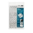 thumbnail image 1 of Chartpak Self-Adhesive Vinyl Capital Letters and Numbers, 3/4 Inches High, Silver, 94 per Pack (01029), 1 of 1