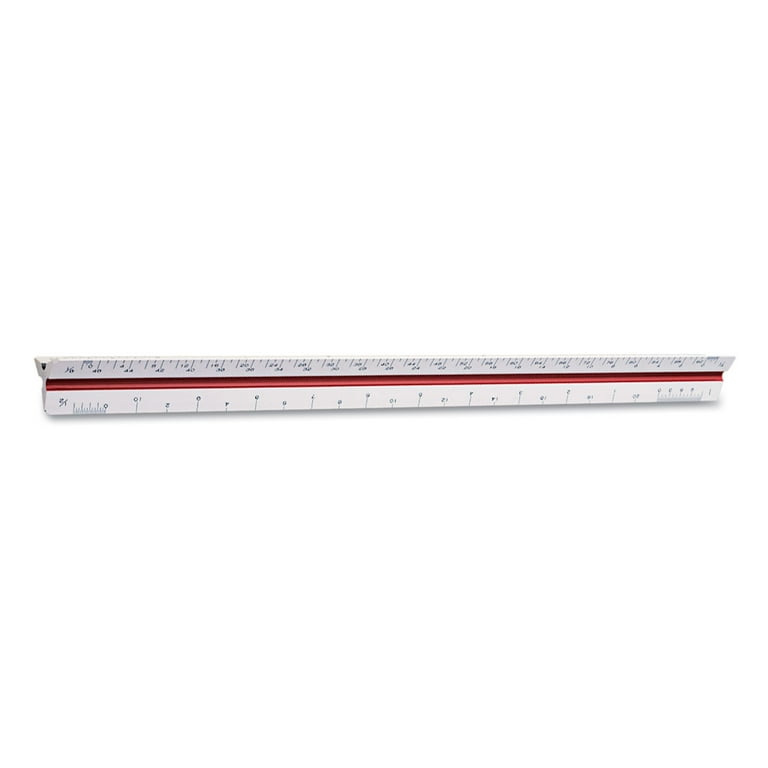 Triangular Scale, Plastic, 12 Triangular Scale, Plastic, 12