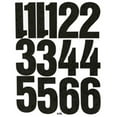 Chartpak Self-Sticky Peel & Stick Vinyl Numbers, Adhesive, 21 Count, 6 ...