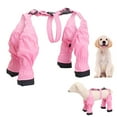 thumbnail image 1 of Chartreuse Dog Suspender Boots – Winter Breathable Outdoor Walking Shoes with Adjustable Buckle Straps for Dogs (Cotton, 23x32x5cm), 1 of 7