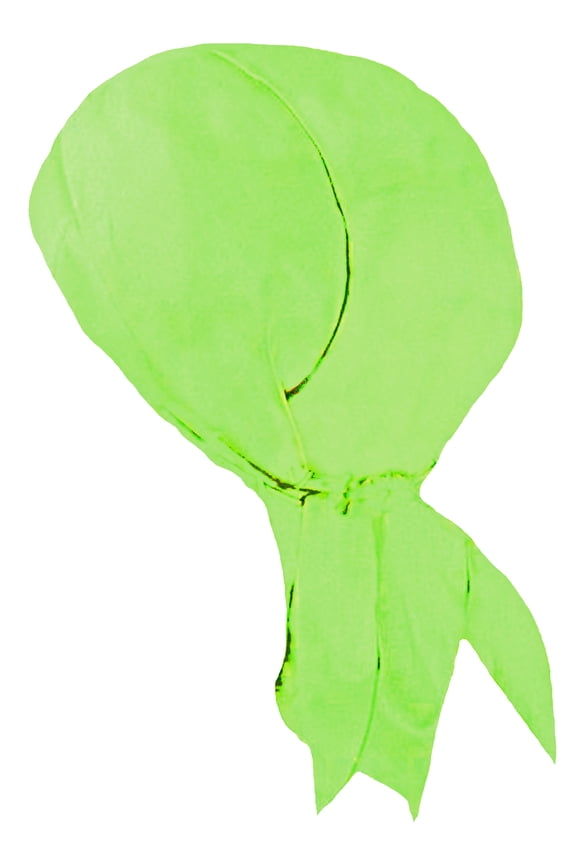 Chartreuse Hi-Vis High Visibility Bandana Doo Rag Safety Cap Landscaping Dorag
