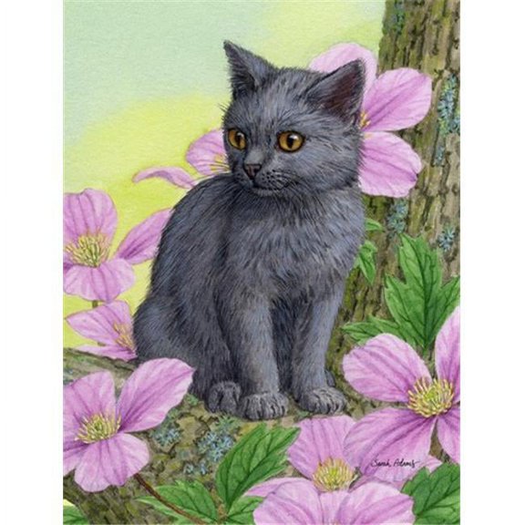 Chartruex Kitten Flag Garden Size