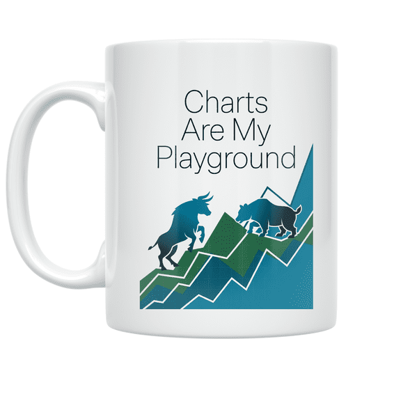 Charts Are My Playground - Financial Advisor - 11 oz Ceramic Coffee Mug