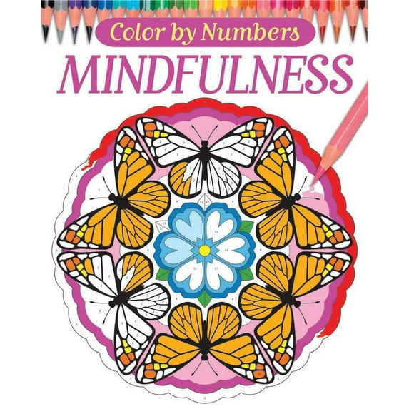 Chartwell Coloring Books: Color by Numbers - Mindfulness (Paperback)