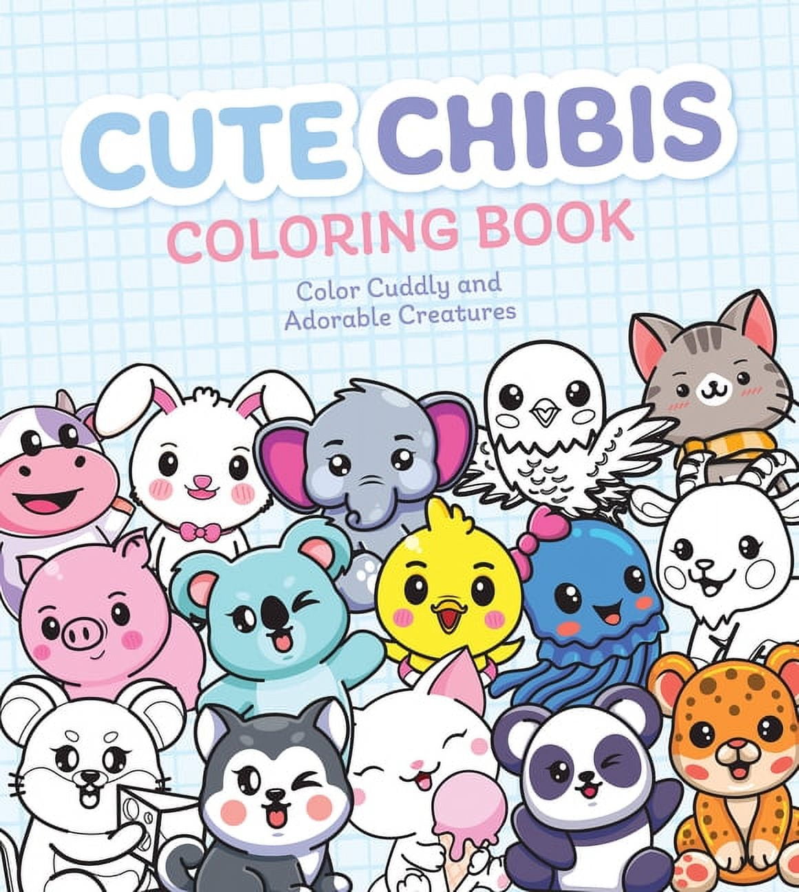 Christmas Coloring Books For Kids Bulk: Super Cute Kawaii Animals Coloring  Pages (Paperback)