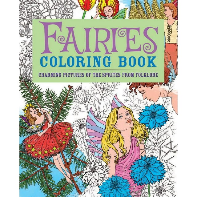 Chartwell Coloring Books: Fairies Coloring Book: Charming Pictures of ...