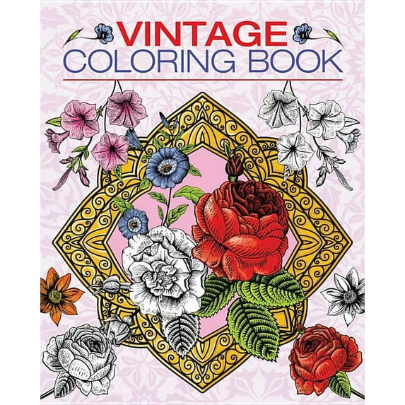 Chartwell Coloring Books: Vintage Coloring Book (Paperback)
