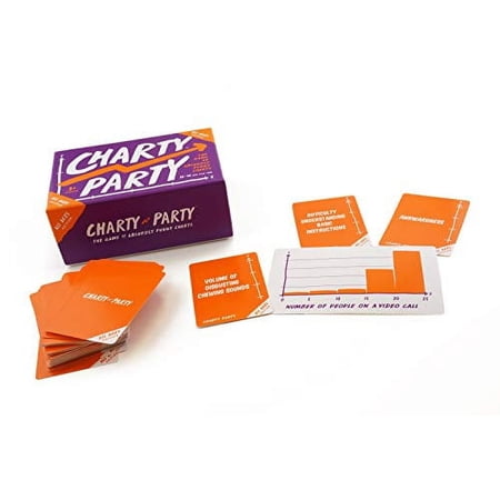 Charty Party: All Ages Edition -The Card Game of Absurdly Funny Charts & Graphs for 3+ Players