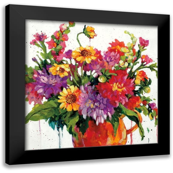 Charuk, Jill 12x12 Black Modern Framed Museum Art Print Titled - Salsa Bunch