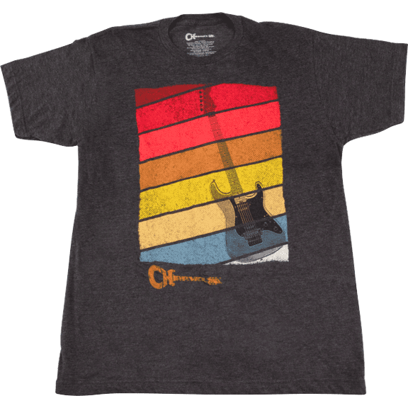 Charvel Sunset T-Shirt, Charcoal, Medium