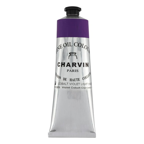 Charvin Professional Artist Quality Oil Paints, Natural Color Themed Hues, Cobalt Violet Light Hue 150 ml