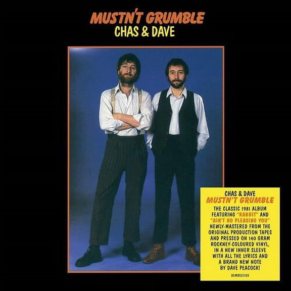 Chas & Dave - Mustn't Grumble - 140-Gram 'Rockney' Colored Vinyl - Music & Performance