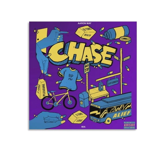 Chase-Aaron May Canvas Poster Bedroom Decoration Landscape Office Valentine's Birthday Gift