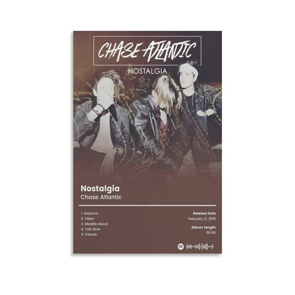 Chase Atlantic NOSTALGIA Canvas Poster Wall Decorative Art Painting Living Room Bedroom Decoration Gift