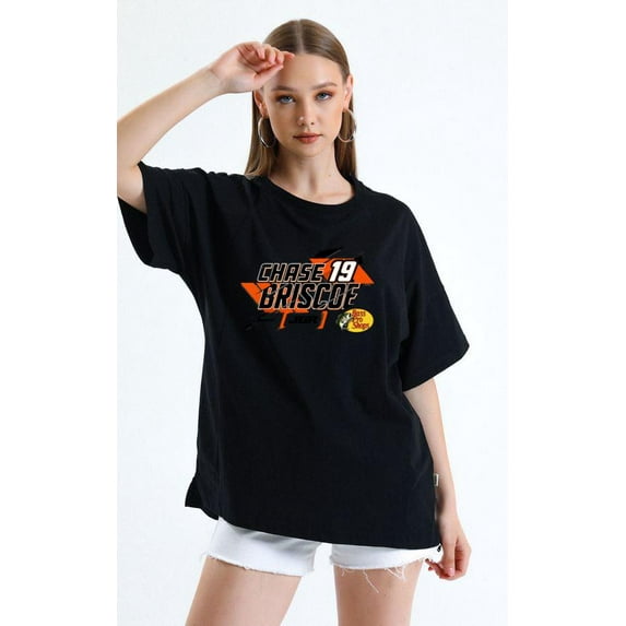 Chase Briscoe 19 NASCAR 2025 2 Side Dynamic Racing Graphics Stewart Haas T-Shirt V51197, for men & women, up to size 5XL