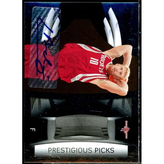 Chase Budinger Rookie 2009-10 Prestige Prestigious Picks Signatures Black #34