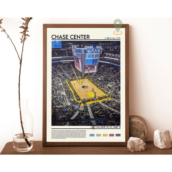 Chase Centre Print, Chase Centre Wall Art, Chase Centre Poster, Chase Centre Photo, Chase Centre Poster Print, Chase Centre Wall Decor Wall Art, Modern Wall Decor, 12x18 UNFRAMED