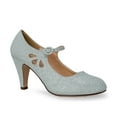 thumbnail image 1 of Chase & Chloe Mary Jane Shoes Women Oxford Pumps - Cute Low Kitten High Heels - Retro Vintage Shoes for Women 1950s Mary Janes Round Toe Shoe with Ankle Strap - Women Dress Shoes, 1 of 4