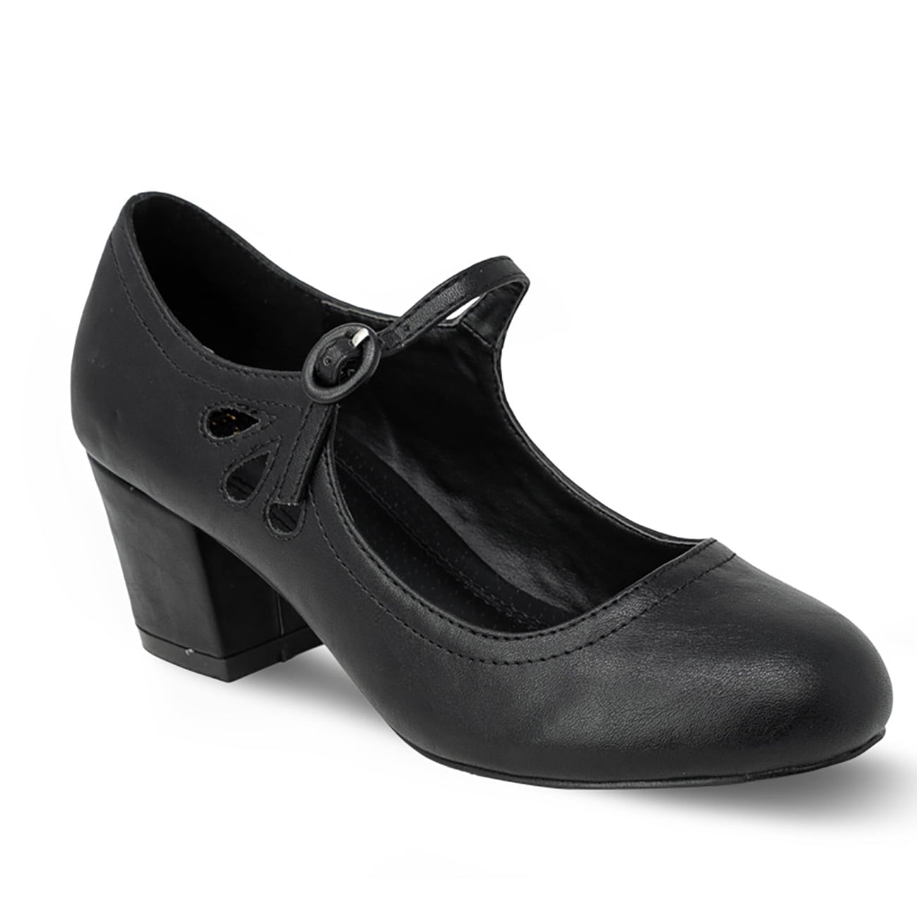 Women Ankle Boots Chunky Mid Heels Pumps Matin Vintage Pu Tassel Shoes