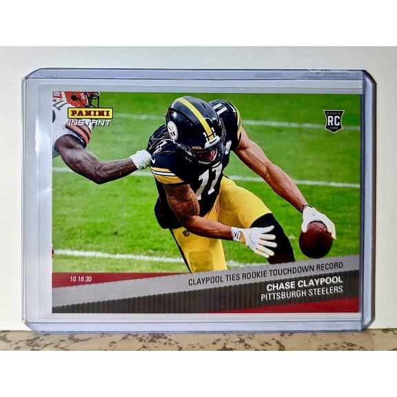 Chase Claypool 2020 Panini NFL #73 Rookie Football Card Steelers 1 of 241
