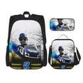 thumbnail image 1 of Chase-Elliott _#9 Backpacks With Lunch Pack Pencil Case 3pcs Set, Double Shoulders Daypack, Backpack/Pen Bag/Lunch Tote Bag Set, 1 of 5