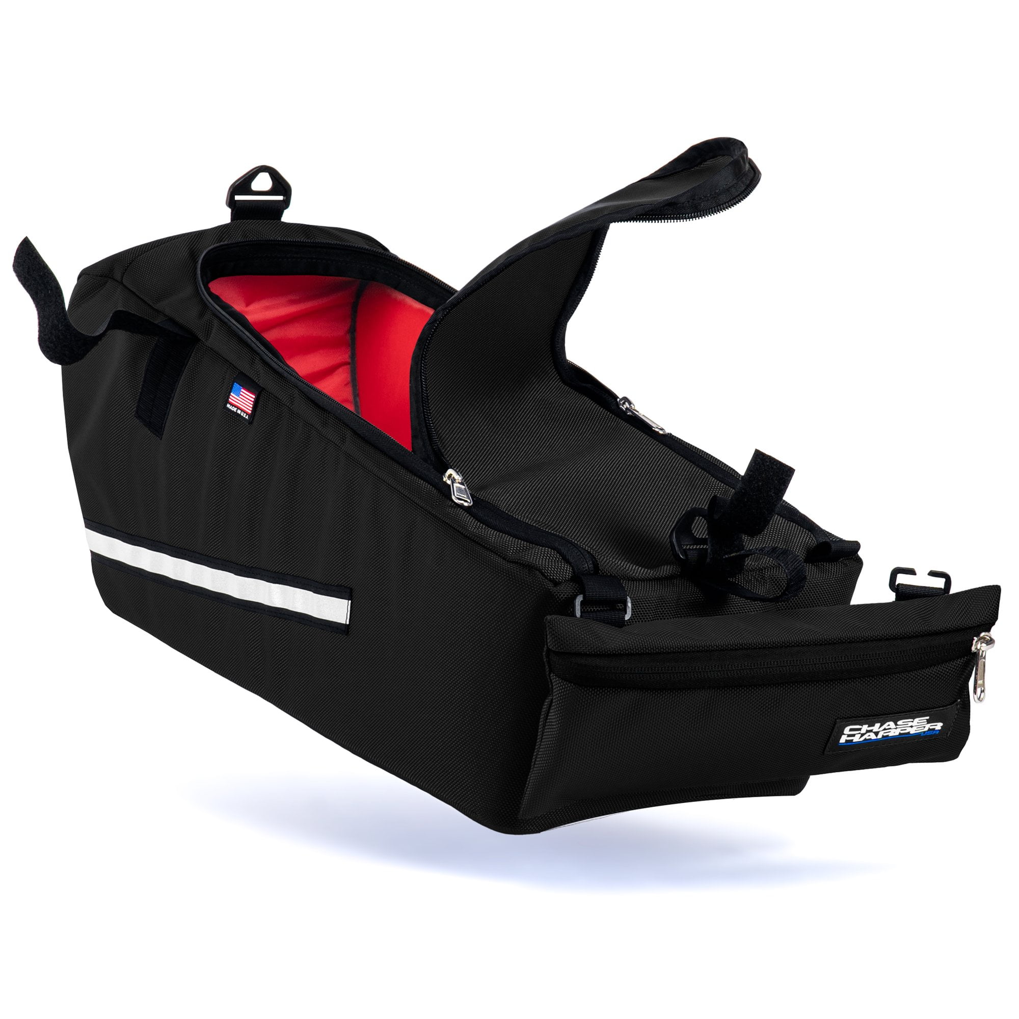 Chase Harper USA 5000 Motorcycle Accessories Under Seat Bag for Honda Ruckus Black Water Tear Resistant Walmart