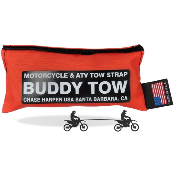 Chase Harper USA 9100 - Buddy Tow - Tough Military spec Nylon Webbing (1785 lb. Test) 12' x 1" - Orange