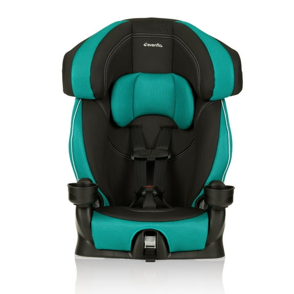 Evenflo Chase LX Harnessed Booster Car Seat, Jubilee Green