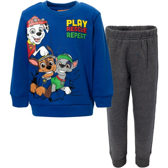 Chase Marshall Rocky Toddler Boys Fleece Sweatshirt and Pants Set Toddler to Little Kid