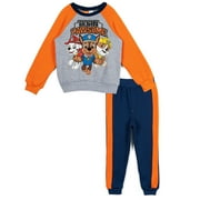 NICKELODEON Paw Patrol Chase Marshall Rubble Fleece Sweatshirt and Jogger Pants Outfit Set Toddler to Big Kid