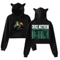 thumbnail image 1 of Chase Matthew Holdin' It Down Tour 2025 Hoodie Cat Ears Crop Top Long Sleeve Streetwear Women's Clothes, 1 of 3