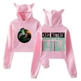 thumbnail image 1 of Chase Matthew Holdin' It Down Tour 2025 Hoodie Cat Ears Crop Top Long Sleeve Streetwear Women's Clothes, 1 of 3