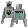 thumbnail image 1 of Chase Matthew Holdin' It Down Tour 2025 Hoodie Cat Ears Crop Top Long Sleeve Streetwear Women's Clothes, 1 of 3