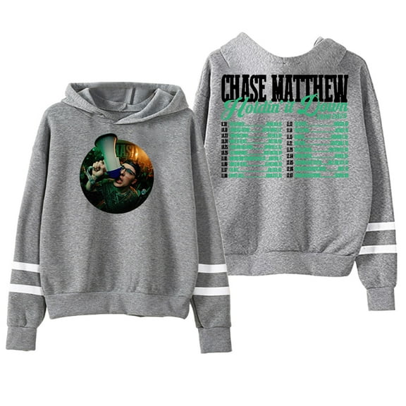 Chase Matthew Holdin' It Down Tour 2025 Hoodie Pocketless Parallel Bars Sleeve Women Men Hooded Sweatshirt