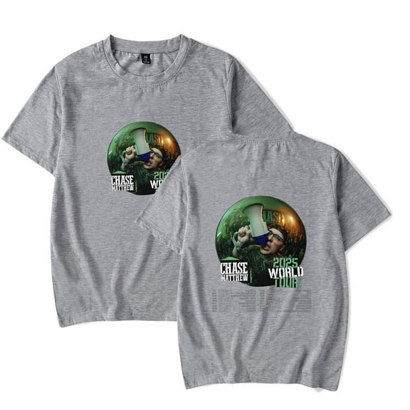 Chase Matthew Holdin' It Down Tour 2025 T-shirt Unisex Fashion Round Neck Short Sleeve Top