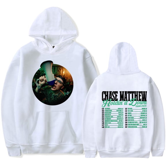 Chase Matthew Holdin' It Down Tour Hoodie Casual Sweatshirt Long Sleeve Pullover