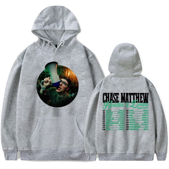 Chase Matthew Holdin' It Down Tour Hoodie Casual Sweatshirt Long Sleeve Pullover