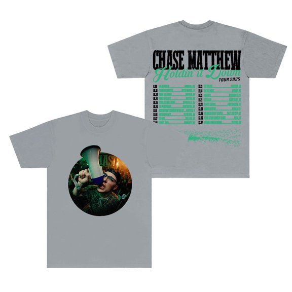 Chase Matthew Holdin' It Down Tour T-Shirts Cosplay Women Men Fashion Short Sleeve Tee