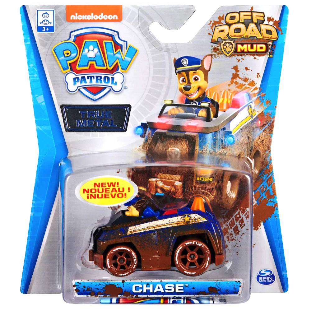 Chase Off Road Mud True Metal Paw Patrol Diecast Vehicle 1/55