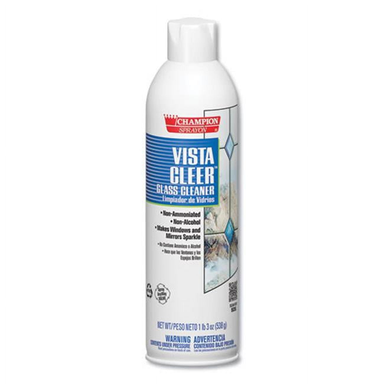 Chase Products CHP 20 oz Aerosol Vista Cleer AmmoniaFree Glass Cleaner
