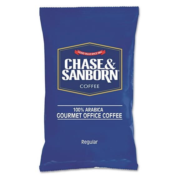 Chase & Sanborn Coffee, Regular, 1.25oz Packets, 42/Box