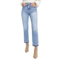 thumbnail image 1 of Chase Secret Womens Jeans High Waisted Straight Leg Ankle Jeans Casual Stretch Denim Pants, 1 of 5