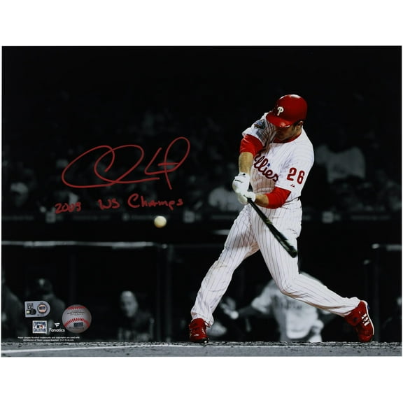 Chase Utley Philadelphia Phillies Autographed 11" x 14" Spotlight Photograph - Fanatics Authentic Certified