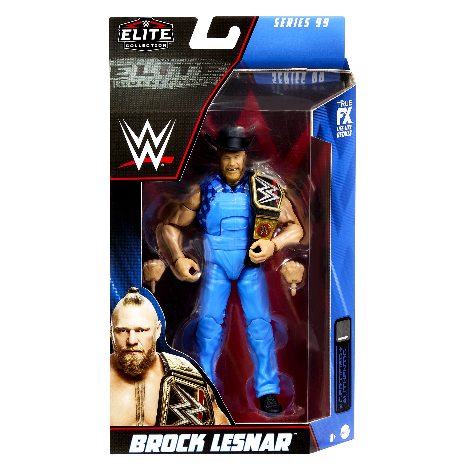 (Chase Variant Blue) Brock Lesnar WWE Elite 99 Mattel WWE Toy