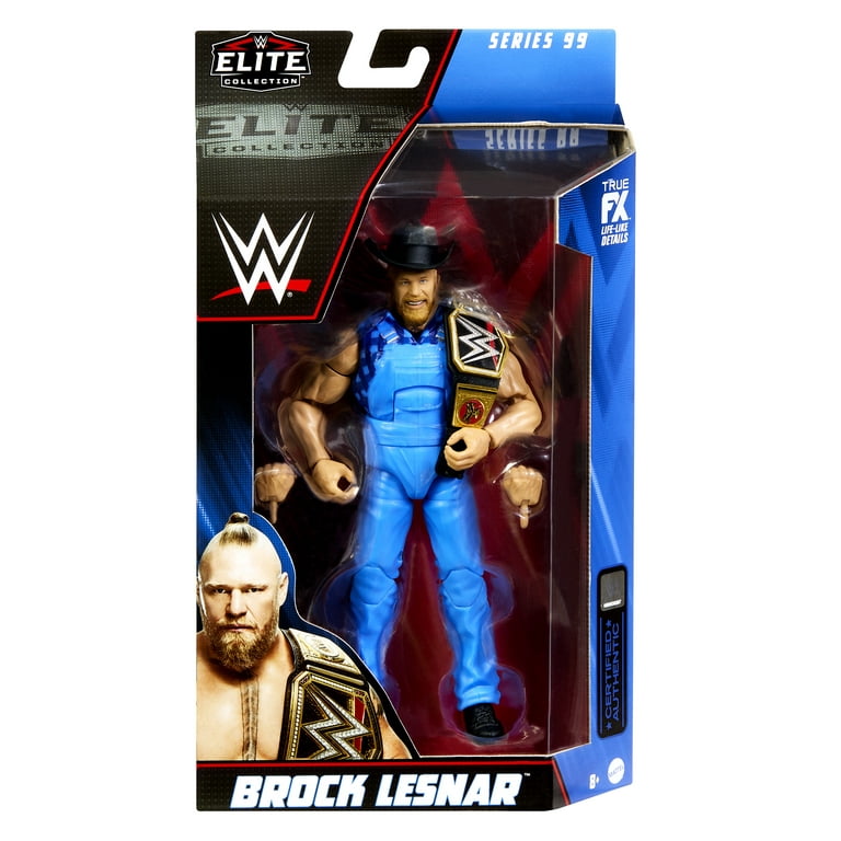 (Chase Variant - Blue) Brock Lesnar - WWE Elite 99 Mattel WWE Toy Wrestling  Action Figure